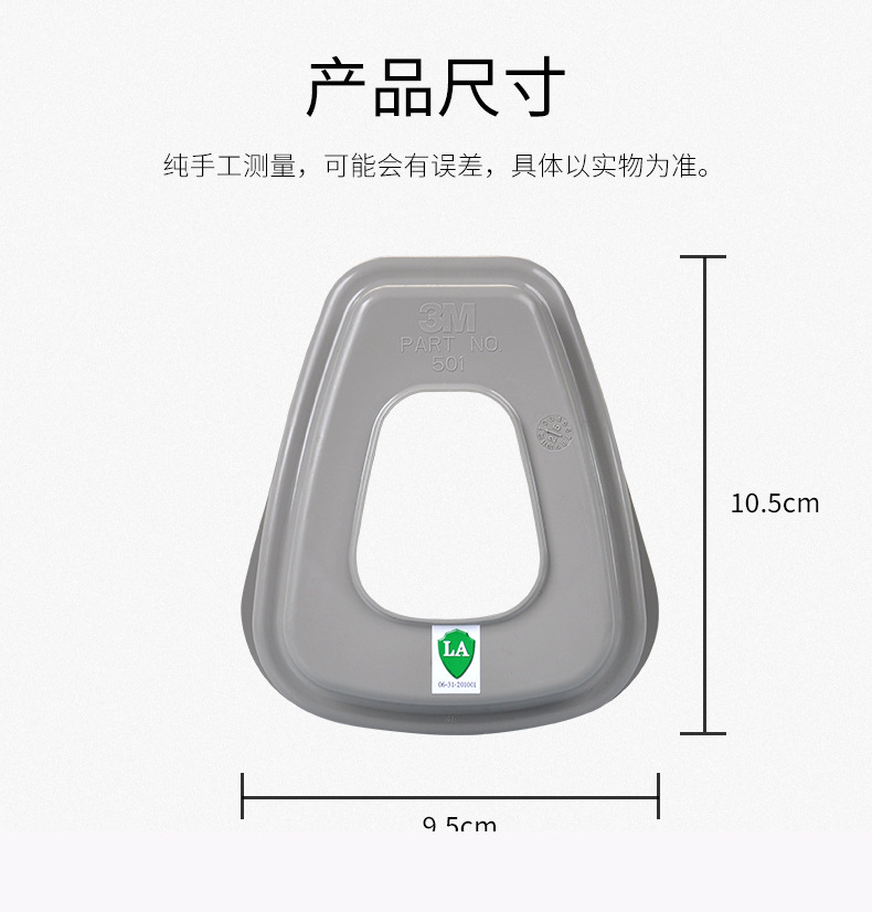3M501濾棉蓋尺寸