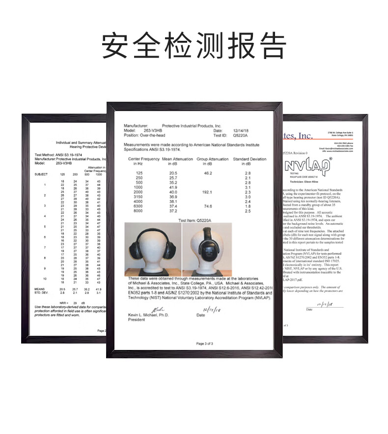 PIP 263-V3CM高強度塑膠頭盔插槽式防噪音耳罩7