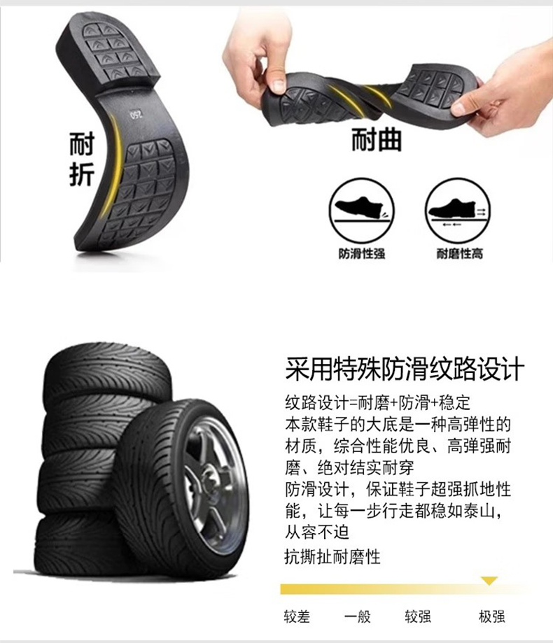 百集D1100灰綠色優(yōu)質(zhì)反毛皮防滑耐磨安全鞋4