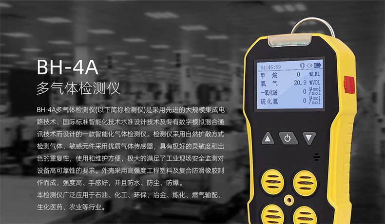 保時(shí)安BH-4A擴(kuò)散式多氣體檢測儀1.jpg