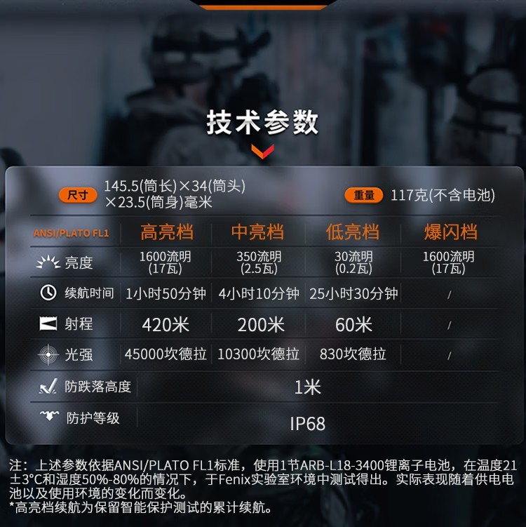 FENIX菲尼克斯TK11R TK系列緊湊型戰(zhàn)術(shù)勤務(wù)手電14.jpg