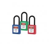 瑪斯特406KAMCNORJ塑料掛鎖橙色絕緣安全掛鎖