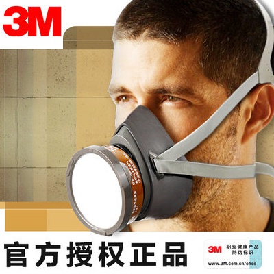 3M3200化工噴漆防毒面具