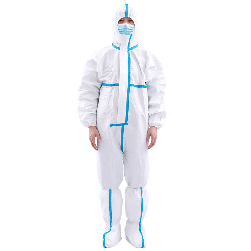 國(guó)產(chǎn)連體一次性醫(yī)用防護(hù)服DH5200