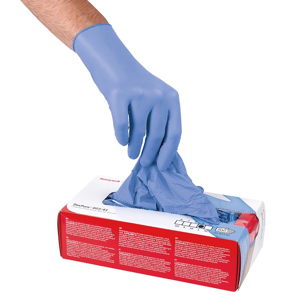 霍尼韋爾4580381輕薄無(wú)粉丁腈手套