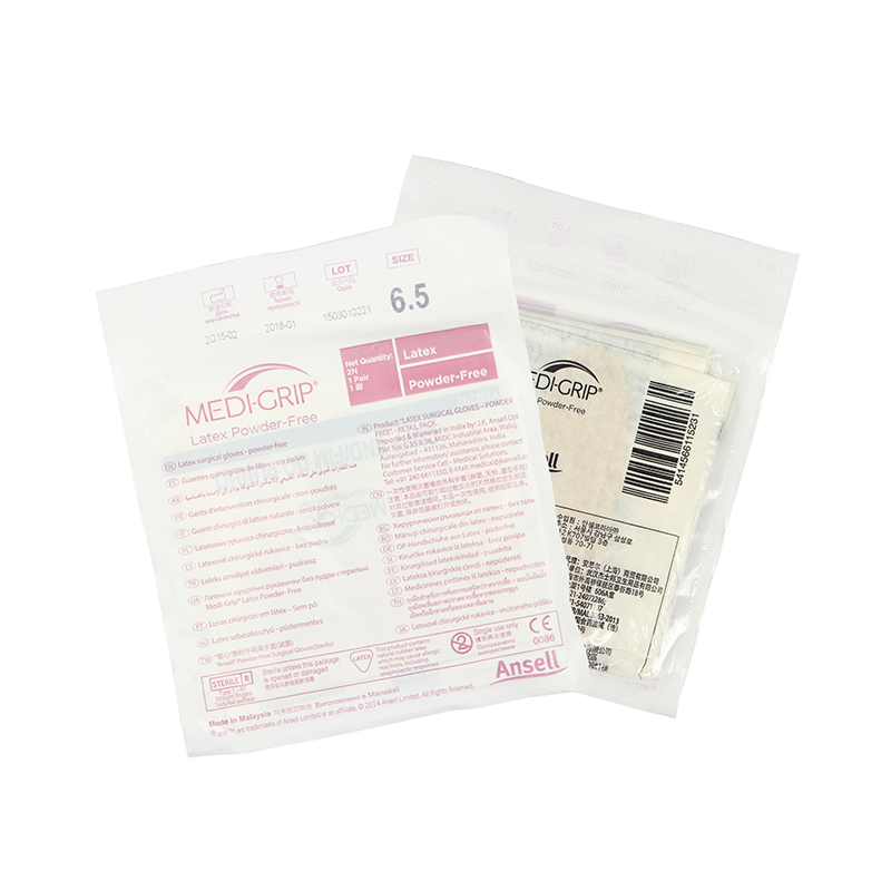Ansell安思爾354105Medi-Grip一次性滅菌橡膠外科手套（無(wú)粉）