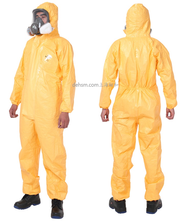 杜邦tychemC化學(xué)防護(hù)服正反面圖片