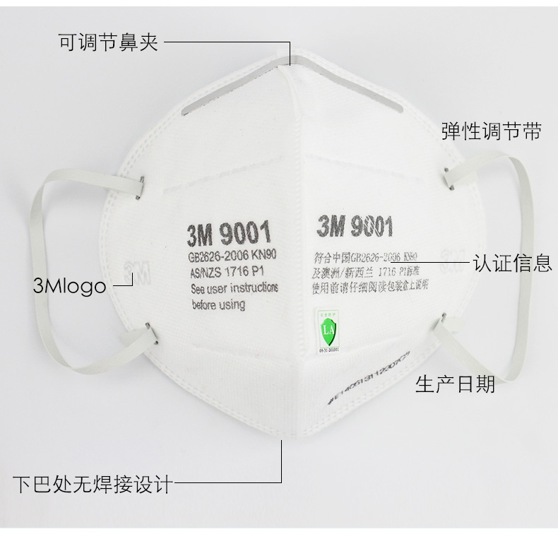 3m9001口罩正方圖片