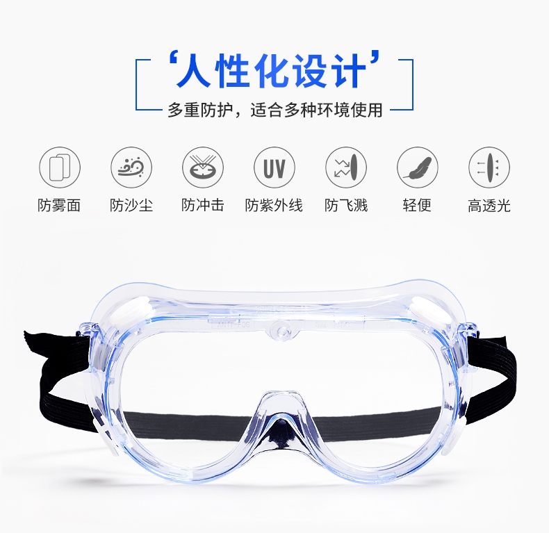 3M1621AF護(hù)目鏡人性化設(shè)計，多重防護(hù)