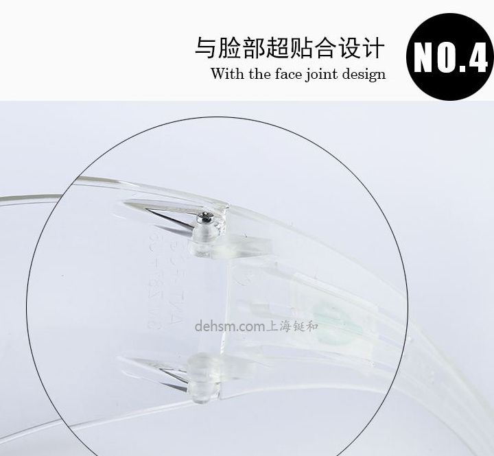 3M SF201AF透明防霧防護(hù)眼鏡與臉部超貼合設(shè)計(jì)