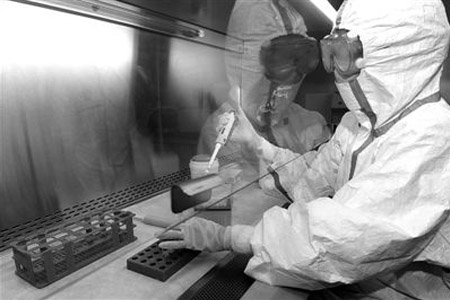 實驗室研制埃博拉病毒檢測試劑盒