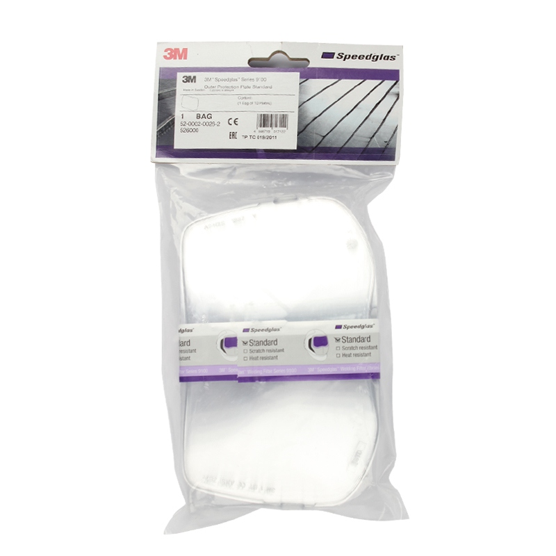 3M9100電焊面罩變光屏外保護(hù)片包裝圖1