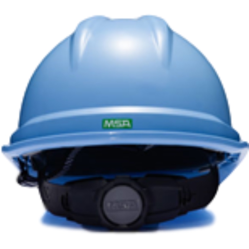 梅思安10172517湖藍(lán)色豪華型PE安全帽圖2