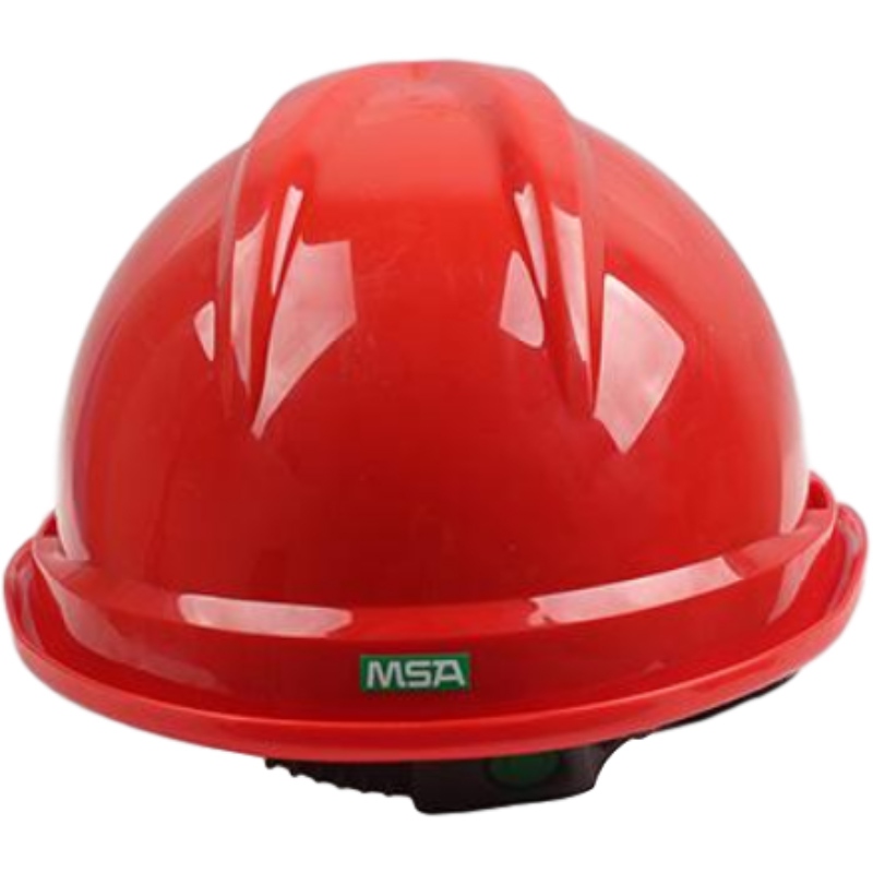 梅思安10146614紅色豪華PE安全帽圖2